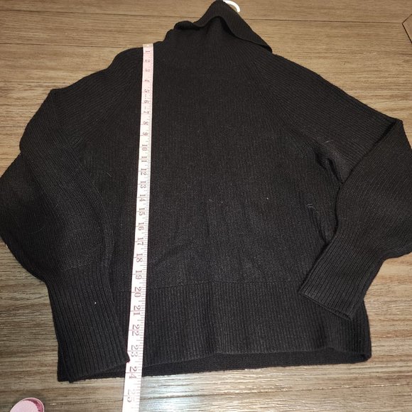Quince Baby Alpaca-Wool Turtleneck NWT Black XS - Picture 2 of 8